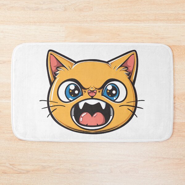 Item preview, Orange Cat Screaming designed and sold by Crazycatgraphic.