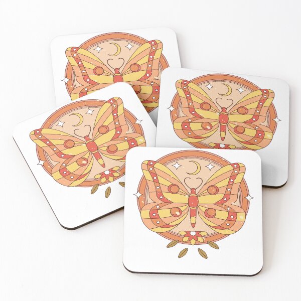 Item preview, chinese moon moth sticker designed and sold by Ayoubtl2006.