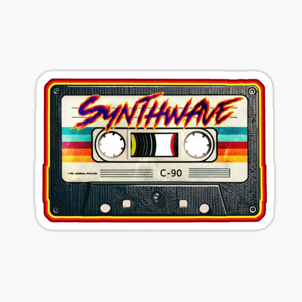 Item preview, Music CASSETTE Tape 80s Synthwave 1 designed and sold by Synthwave Poem.