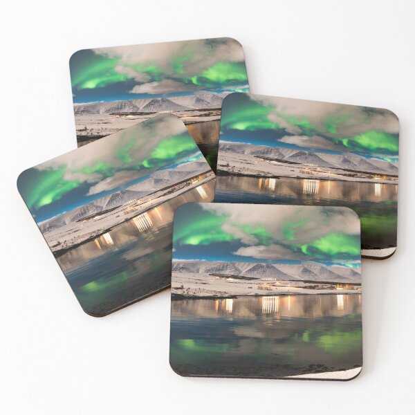 Item preview, Iceland Akueryri Northern Lights designed and sold by rogerstanger.