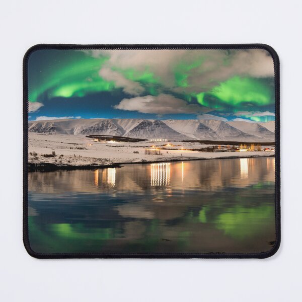 Item preview, Iceland Akueryri Northern Lights designed and sold by rogerstanger.