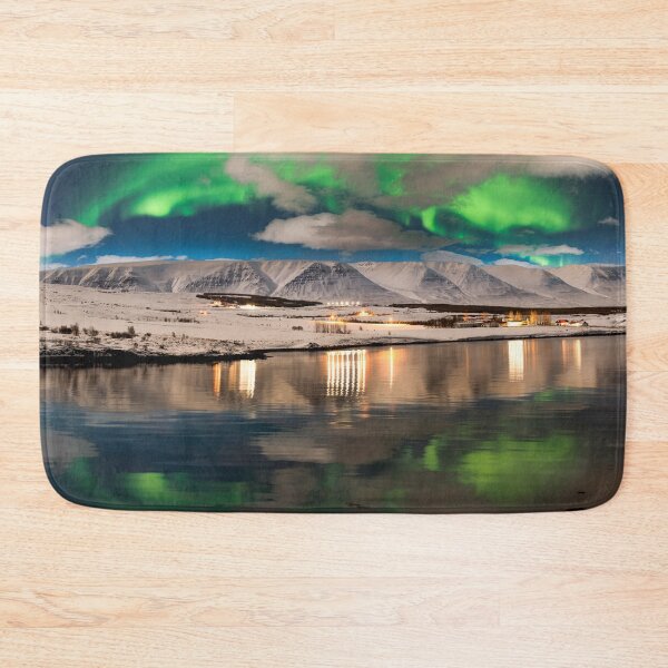 Item preview, Iceland Akueryri Northern Lights designed and sold by rogerstanger.