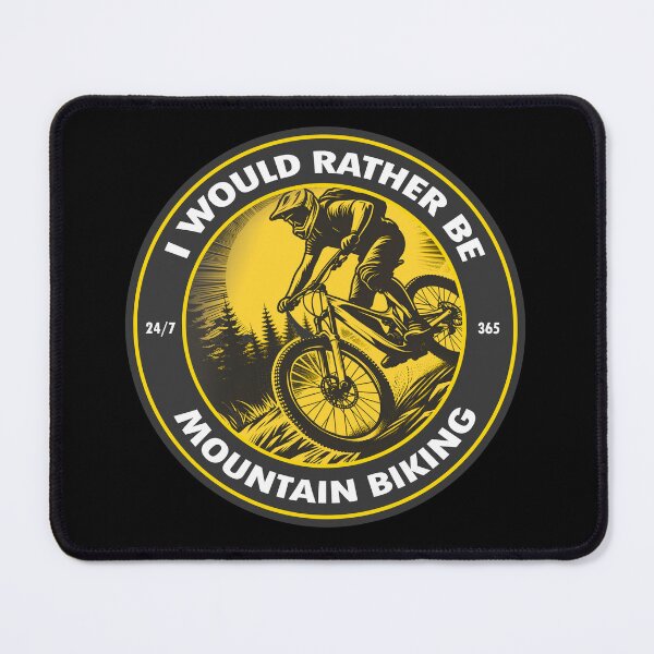 Item preview, I Would Rather Be Mountain Biking designed and sold by designbykev.
