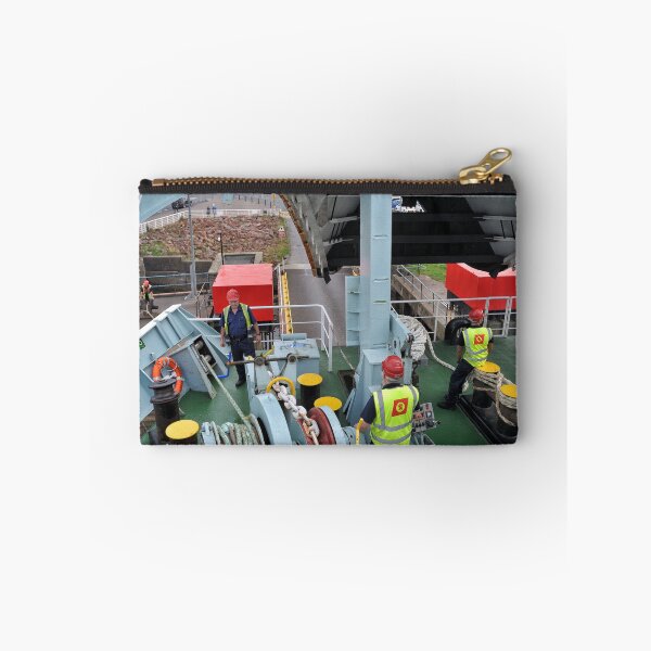 Item preview, Crew getting ready to lower the ferry doors - Ardrossan, Scotland designed and sold by Richard Flint.