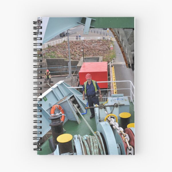 Item preview, Crew getting ready to lower the ferry doors - Ardrossan, Scotland designed and sold by Richard Flint.