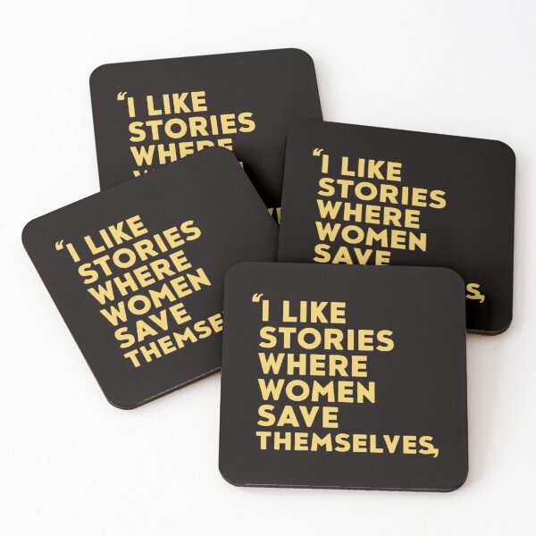 Item preview, I Like Stories Where Women Save Themselves designed and sold by ZIZZO 22.