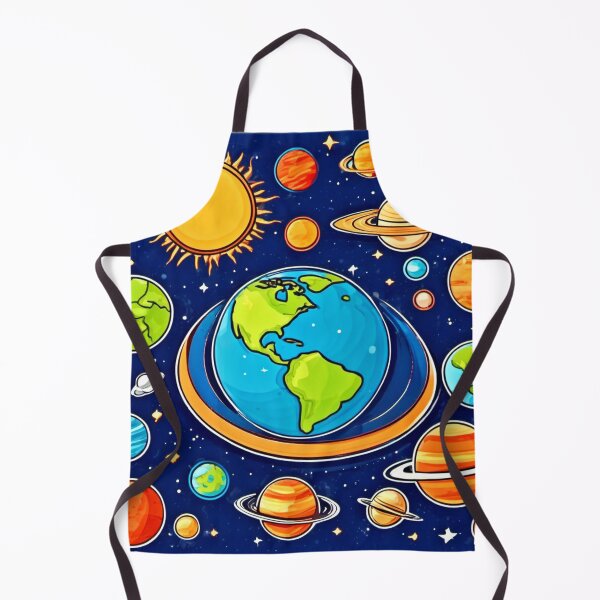 Item preview, Planets in Cartoon Style designed and sold by Health And Fitness Posts e-Store.