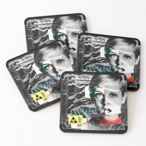 Item preview, Collage Art Tribute Twiggy designed and sold by RedPurple-Tees.