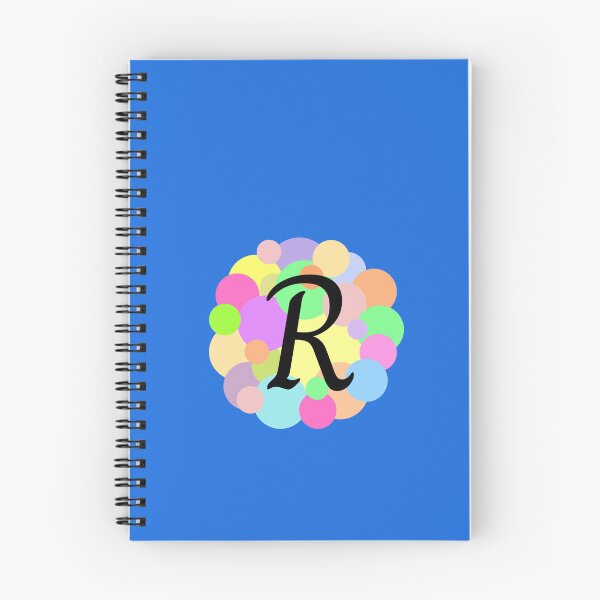 Item preview, Colorful Pastel Bubbles Upper Case Letter R Monogram designed and sold by MGonline.