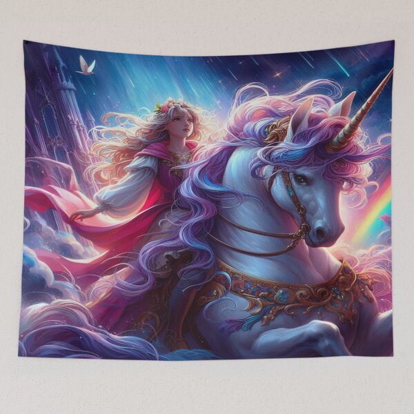 Item preview, Copy of The Last Unicorn Fanart_heroic fantasy illustration designed and sold by Dominika Farkašová.