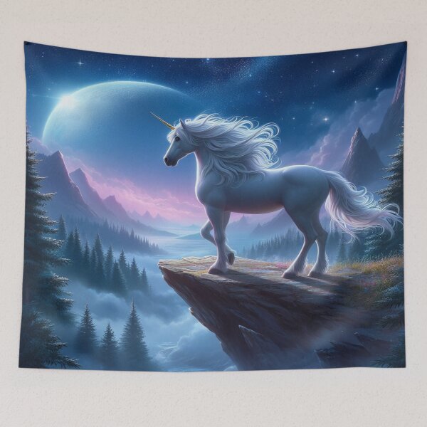 Item preview, Copy of The Last Unicorn Fanart_celestial stars background designed and sold by Dominika Farkašová.