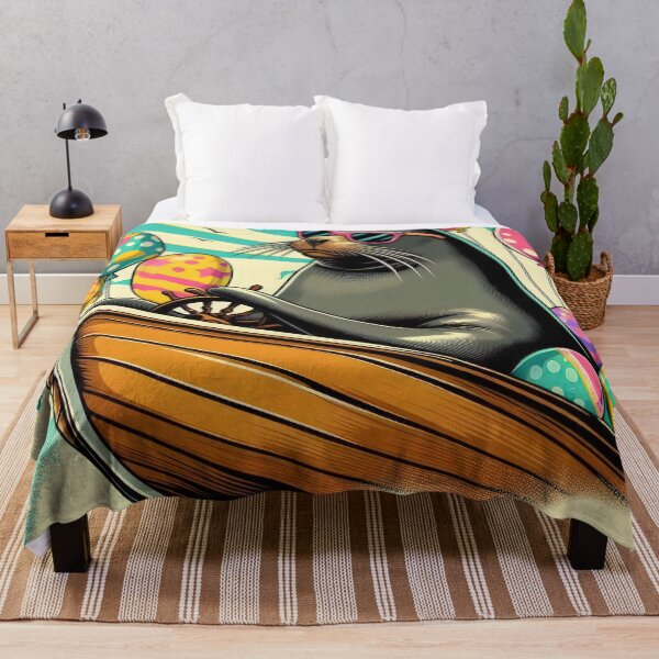 Item preview, seal drives a boat Easter Funny animals designed and sold by Expressions-Sel.