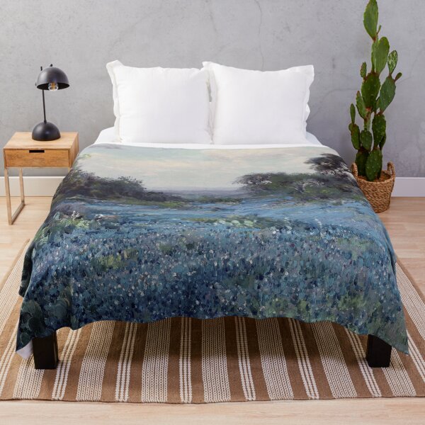 Item preview, Spring Blue Wildflowers Impressions designed and sold by EcoArtLab.