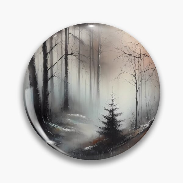 Item preview, Misty eerie landscape.  designed and sold by ShazellArt.