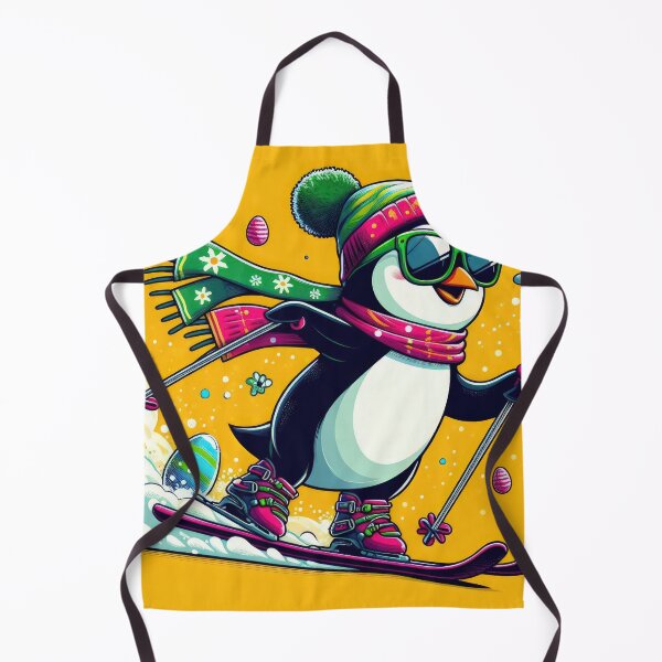 Item preview, penguin is skiing Easter Funny animals designed and sold by Expressions-Sel.