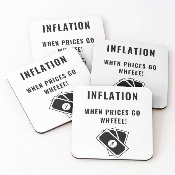 Item preview, Inflation Go Wheee! - Quirky Economics Design - Perfect Gift for Economists & Finance Students! Explore Your Favorites! designed and sold by EconDaily.
