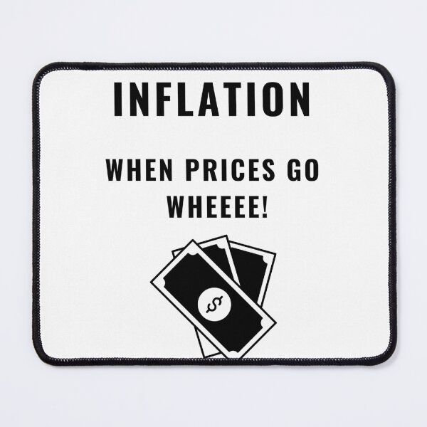 Item preview, Inflation Go Wheee! - Quirky Economics Design - Perfect Gift for Economists & Finance Students! Explore Your Favorites! designed and sold by EconDaily.