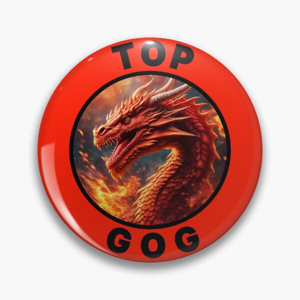 Item preview, FIERY TOP GOG RED 1 designed and sold by Marni Scofidio Desi9ns.
