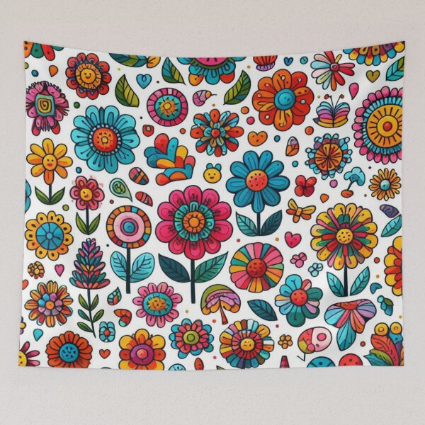 Item preview, Flower Painting Adventure for Kids - Blooming Creativity designed and sold by asbno19.