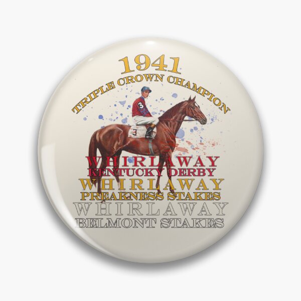 Item preview, 1941 Triple Crown Champion Whirlaway horse racing design  designed and sold by Ginny Luttrell.