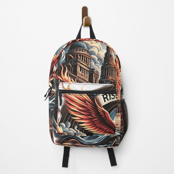 Item preview, Rise Above with Phoenix from the Burning Flames designed and sold by Emoji Emblems.