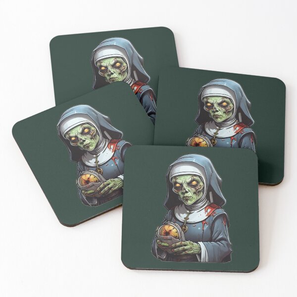 Item preview, Cartoon Zombie Nun designed and sold by ArtCraftLab.