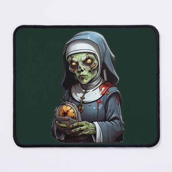Item preview, Cartoon Zombie Nun designed and sold by ArtCraftLab.