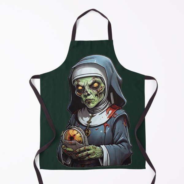 Item preview, Cartoon Zombie Nun designed and sold by ArtCraftLab.