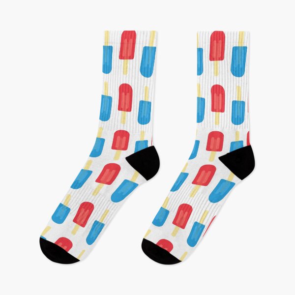 Item preview, Popsicle Pattern- Red and Blue designed and sold by Emma Sangorska.