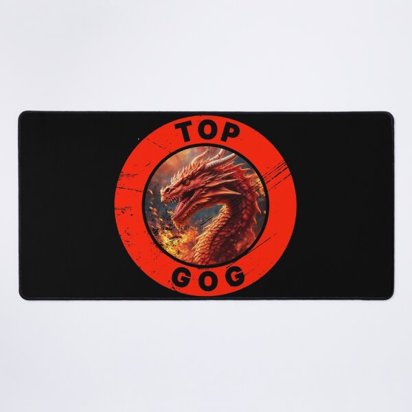 Item preview, FIERY TOP GOG RED DISTRESSED designed and sold by Marni Scofidio Desi9ns.