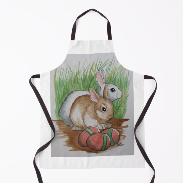 Item preview, Easter bunnies. Watercolor on 19x24cm paper. designed and sold by crowleyronan123.