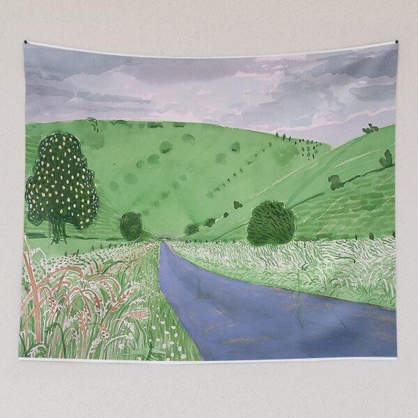 Item preview, David Hockney Art - Green Road designed and sold by DorisFinkbeiner.