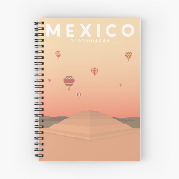 Aperçu de l'œuvre Teotihuacan, Mexique Affiche de voyage créée et vendue par Lyman Creative Co..