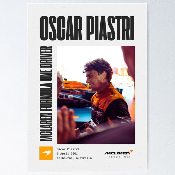 Item preview, Oscar Piastri Poster designed and sold by larrystylins0n.