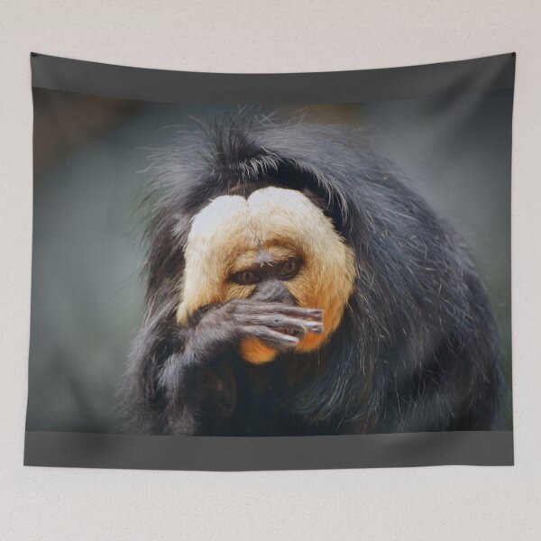 Aperçu de l'œuvre Singe Saki créée et vendue par Savannah Gibbs.