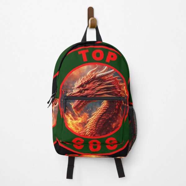 Item preview, FIERY TOP GOG GREEN RED 2 designed and sold by Marni Scofidio Desi9ns.