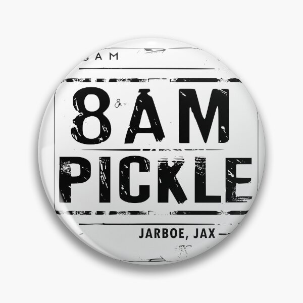 Item preview, 8AM Pickle - JARBOE, JAX - BLACK designed and sold by Yoho-ka Press.