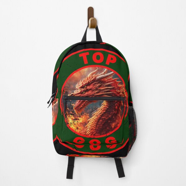 Item preview, FIERY TOP GOG GREEN RED DISTRESSED designed and sold by Marni Scofidio Desi9ns.