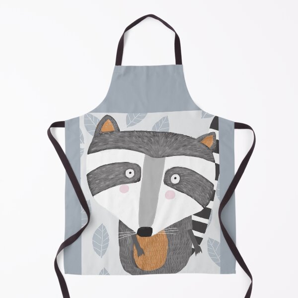 Item preview, Raccoon with Leaf Pattern by Artist Carla Daly designed and sold by Carla Daly.