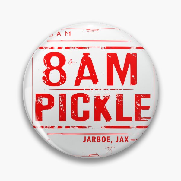 Item preview, 8AM Pickle - JARBOE, JAX - RED designed and sold by Yoho-ka Press.