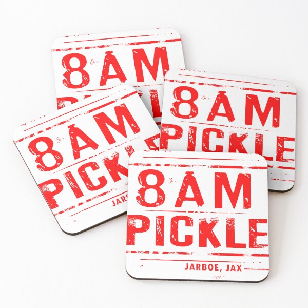 Item preview, 8AM Pickle - JARBOE, JAX - RED designed and sold by Yoho-ka Press.