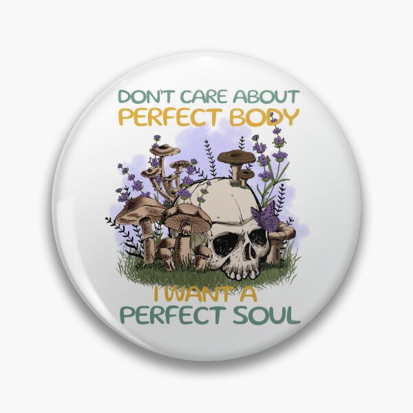 Item preview, I want a perfect body i want a perfect soul: Skull Lovers designed and sold by Cree8if.