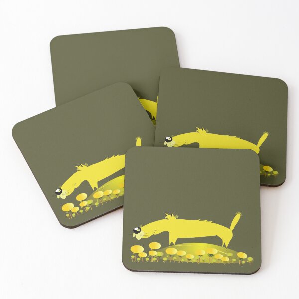 Item preview, A dog in a yellow meadow designed and sold by Baltuka.