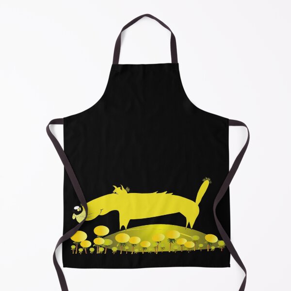 Item preview, A dog in a yellow meadow designed and sold by Baltuka.