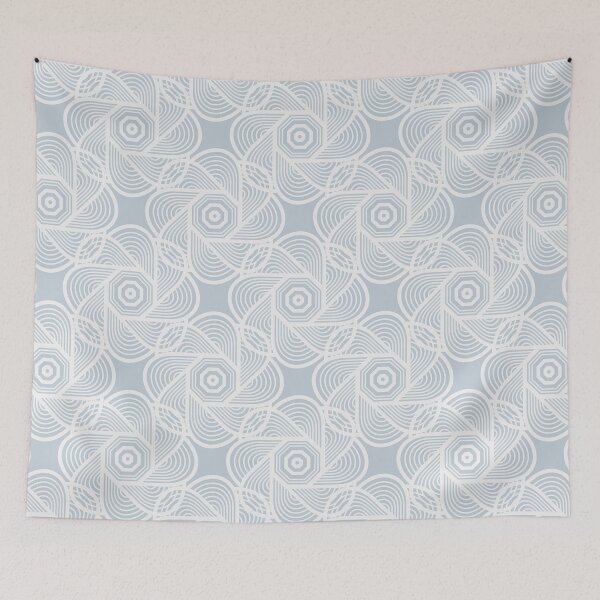 Item preview, Elegant Slate Artwork: Cool-Toned, Modern Spirals for Decor designed and sold by Nimira.