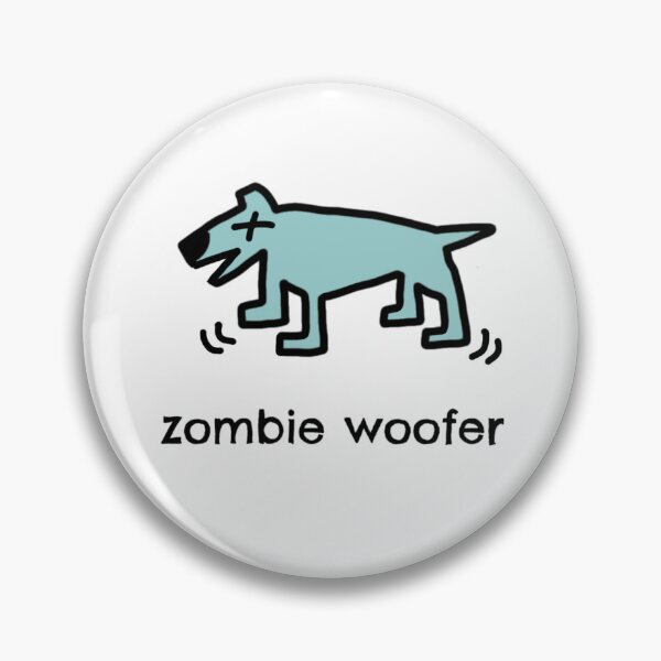Item preview, Zombie woofer teal 1 designed and sold by dogtired.
