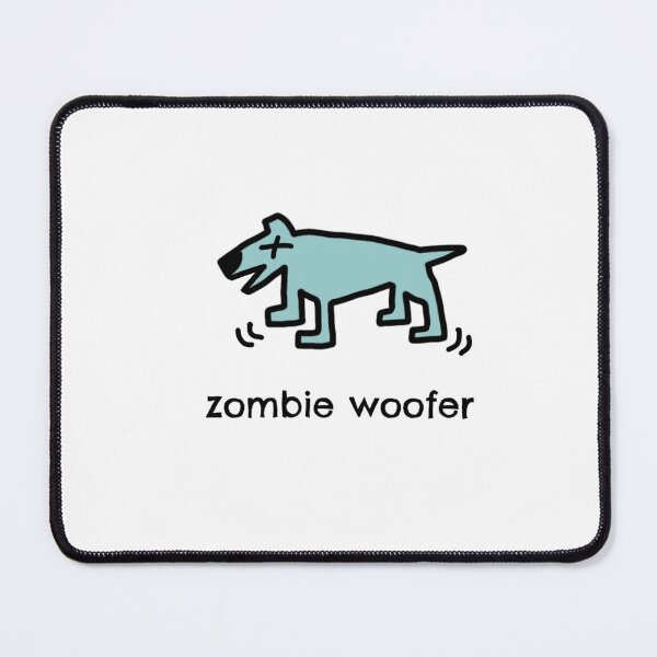 Item preview, Zombie woofer teal 1 designed and sold by dogtired.