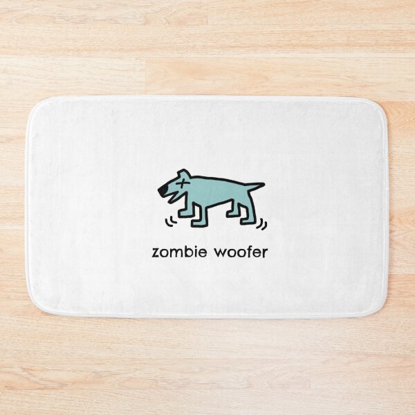Item preview, Zombie woofer teal 1 designed and sold by dogtired.