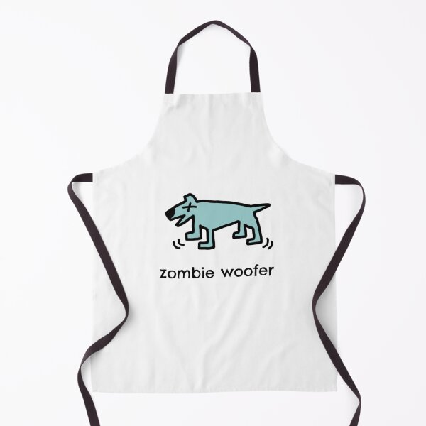 Item preview, Zombie woofer teal 1 designed and sold by dogtired.