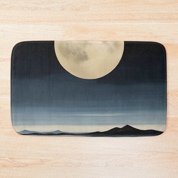 Item preview, Full Moon on the  lake wabi sabi japandi,   designed and sold by Frame of Mind .